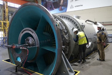 Для модернизации Каширской ГРЭС готовится к отгрузке вторая газовая турбина ГТЭ-170.1