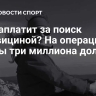 Кто заплатит за поиск Наговициной? На операцию нужны три миллиона долларов
