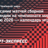 Расписание матчей сборной Финляндии на чемпионате мира по хоккею