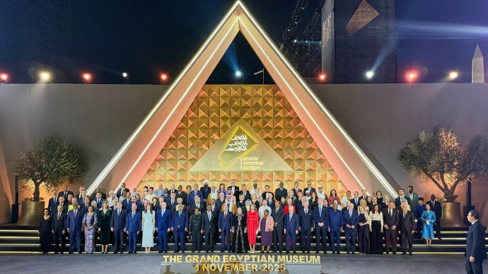 Глава Минкультуры России приняла участие в открытии Большого Египетского музея