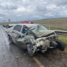 Подробности аварии на астраханской трассе с грузовым автомобилем и легковушкой