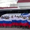 Опубликованы кадры с вернувшимися из плена российскими военными