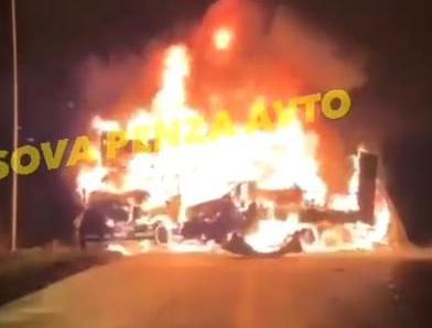 Огненное ДТП в Пензенской области: водители Газелей погибли жуткой смертью