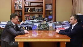 Александр Новак провёл рабочую встречу с губернатором Ивановской области Станиславом Воскресенским