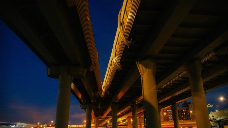 Съезд с ЗСД на Автомобильную улицу будет закрыт ночью с 25 по 26 октября