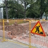 В сквере Коммунаров в Туле началось благоустройство