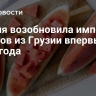 Россия возобновила импорт арбузов из Грузии впервые с 2023 года