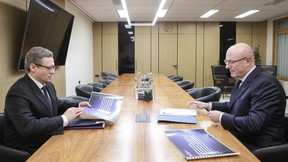 Дмитрий Чернышенко обсудил с губернатором Вологодской области Георгием Филимоновым развитие детских садов в регионе