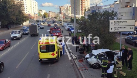 В Уфе произошла страшная массовая авария