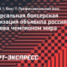 Универсальная боксерская организация объявила россиянина Горохова чемпионом мира