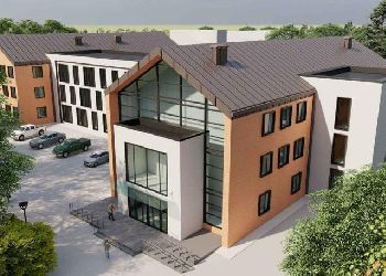 В Екатеринославке начали возводить стены здания будущей поликлиники В Екатеринославке начали возводить стены здания будущей поликлиники