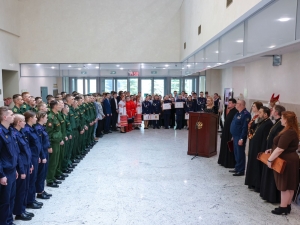 В Следственном комитете России открылась выставка-инсталляция «Азбука – к мудрости ступенька», приуроченная ко Дню славянской письменности и культуры