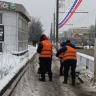 В Туле на уборку снега вышло почти 400 человек и 300 единиц техники