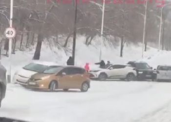 Массовое ДТП произошло в Благовещенске Массовое ДТП произошло в Благовещенске