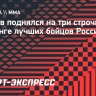 Евлоев поднялся на три строчки в рейтинге лучших бойцов России