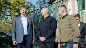 Дмитрий Чернышенко провёл рабочую встречу с губернатором Запорожской области Евгением Балицким