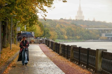 Позднякова: Около 55% месячной нормы осадков выпало в Москве с начала октября