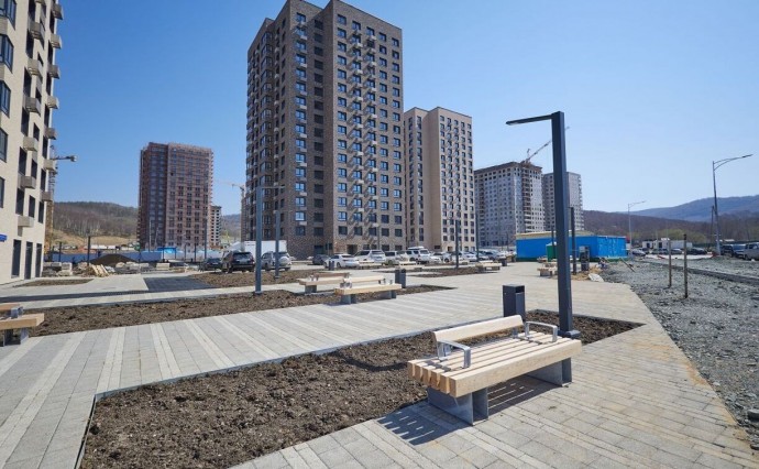 Корпорация развития Сахалинской области построила два новых участка дороги в районе ЖК "Уюн"