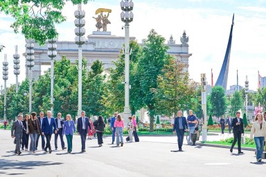 Ольга Любимова приняла участие в открытии выставки «Образ Москвы в русском искусстве. Из собрания Государственного Русского музея»