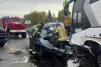 Четыре человека погибли в массовом ДТП в Ижевске