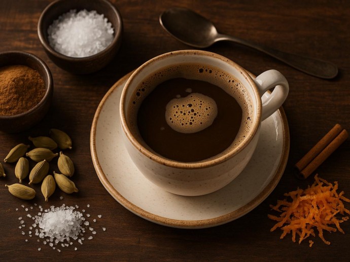 Кофе без сахара и сиропов? Щепотка этого ингредиента делает вкус ярче и насыщеннее