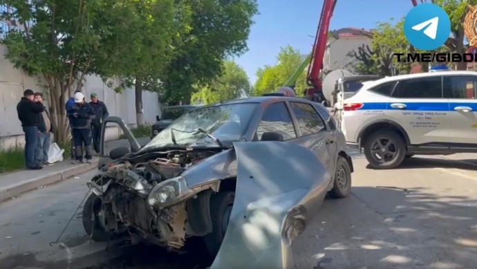 В Уфе на улице Аксакова Лада Калина задавила пешехода