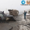 В жуткой аварии на Нагаевском шоссе пострадали водитель и двое детей (видео)