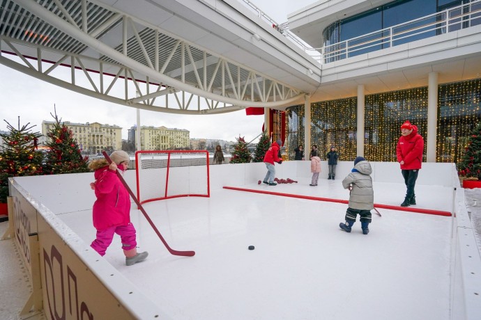 Собянин: До 31 января на Пушкинской набережной проходят праздничные ярмарки