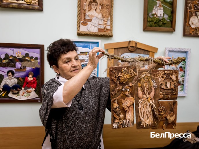 Традиции и образы славянского мира. Белгородка создаёт картины из бересты