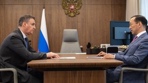 Дмитрий Патрушев и глава Республики Саха (Якутия) Айсен Николаев обсудили развитие агропромышленного комплекса и вопросы экологии региона