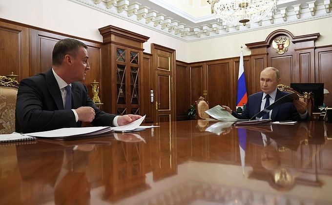 Встреча с Заместителем Председателя Правительства Дмитрием Патрушевым