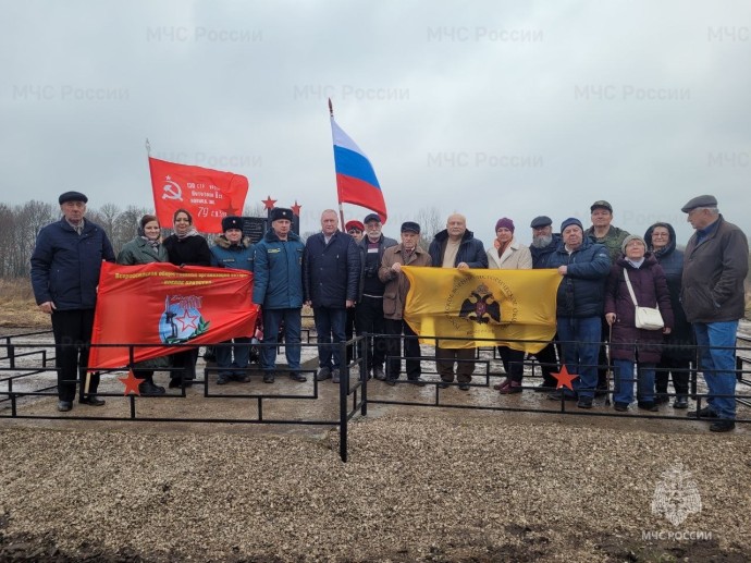 В Одоевском районе открыли памятник воинам-освободителям на месте боев 1941 года
