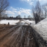 В Иркутской области закрыли ледовую переправу на реке Витим