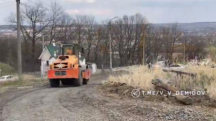 В Белгороде строят подъездную дорогу к смотровой площадке на меловой горе