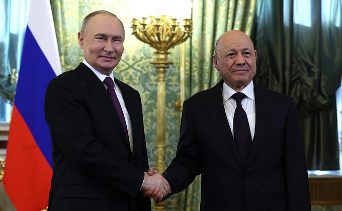 Переговоры с Председателем Руководящего президентского совета Йеменской Республики Рашадом Мухаммедом Аль-Алими
