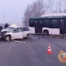 В Братске в ДТП с автобусом погиб водитель легковушки