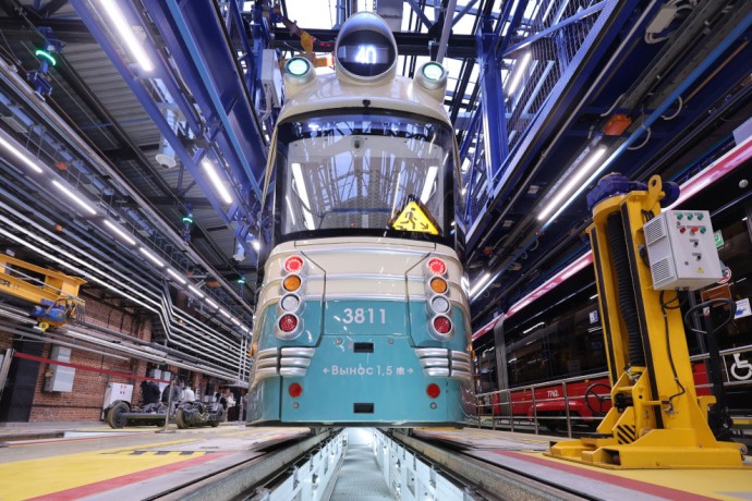 Александр Беглов: После реконструкции Трамвайный парк №7 стал самым передовым в Петербурге