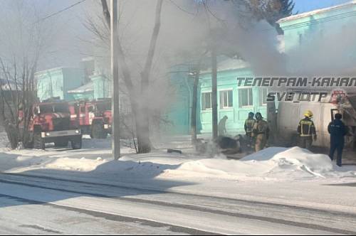 В Свободном произошло возгорание автомобиля В Свободном произошло возгорание автомобиля