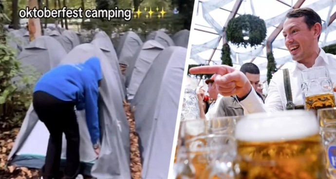 Глэмпинг по-Мюнхенски: туристы Октоберфеста разочарованы «роскошью» серых палаток за 65 Евро в сутки