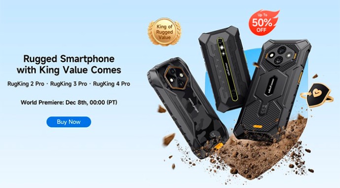 Ulefone начала продажи смартфонов RugKing 2, 3 и 4 Pro с защитой военного уровня Ulefone начала продажи смартфонов RugKing 2, 3 и 4 Pro с защитой военного уровня