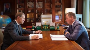 Денис Мантуров встретился с губернатором Архангельской области Александром Цыбульским