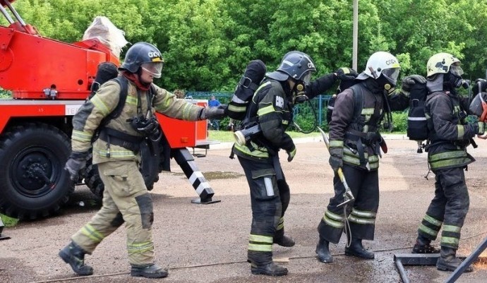 В Уфе пожарные выезжали в ТРЦ по повышенному рангу пожара
