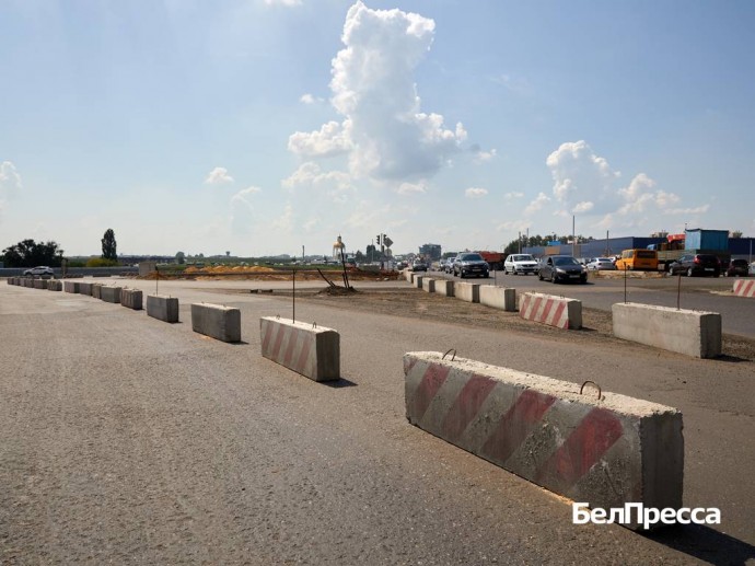 На северном въезде в Белгород отменили выделенную полосу