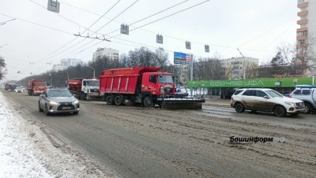 В Башкирии усилили работу по расчистке и обработке улиц от снега