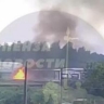 Пензенцы сообщают о пожаре в районе Панкратовской свинофермы