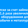 В Иркутске за счет займа ФРП в 1,6 раза увеличили выпуск оборудования для горнодобычи и металлургии