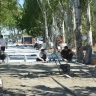 В Астрахани продолжают благоустраивать Комсомольскую набережную