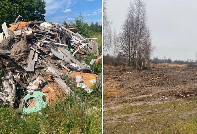 В Мордовии ликвидированы две несанкционированные свалки на землях сельхозназначения