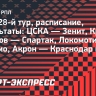 РПЛ, расписание и результаты 28-го тура: «Балтика» — «Рубин», ЦСКА — «Зенит» и другие матчи