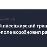 Морской пассажирский транспорт в Севастополе возобновил работу